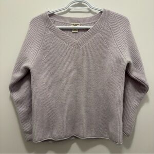 Club Monaco Lavender V-Neck Sweater